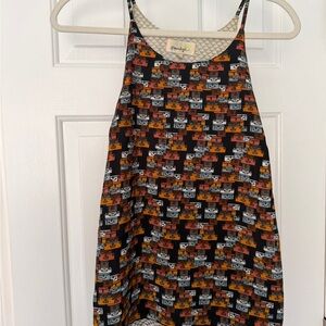 Anthropologie Papermoon Suitcase Print Tank Top | Size Small